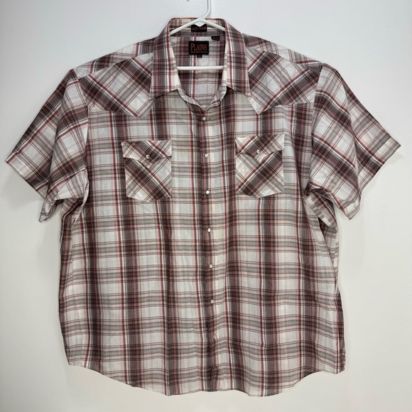 Plains Western Pearl Snap shirt - Picture 1 of 6